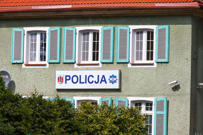Olecko, Komenda Powiatowa Policji. EU, Pl, Warm-Maz.